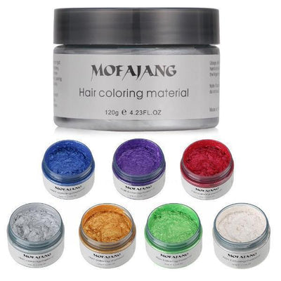 Colorful Hair Wax - Temporary Hair Dye